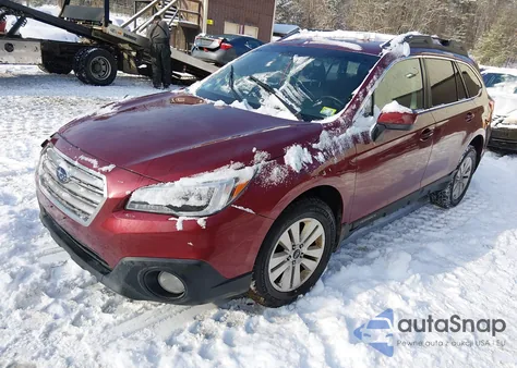 2016 Subaru Outback 2.5I Premium z USA, uszkodzony, nr VIN 4S4BSACC1G3356122